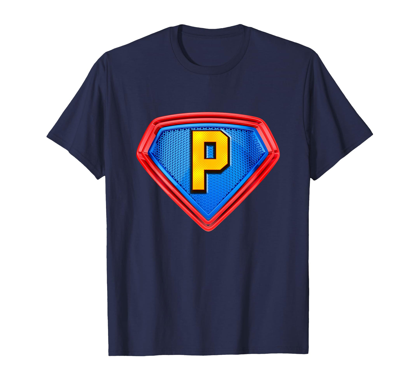 Cool Super P Alphabet Cute Initial Monogram Letter P Graphic T-Shirt