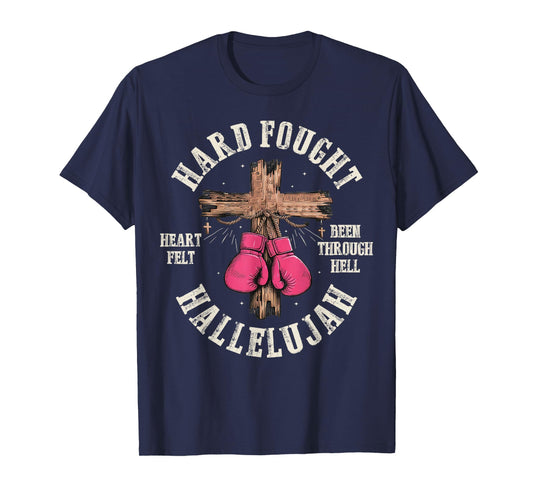 Brandon Hard Fought Hallelujah Praise Jesus Lake Men Women T-Shirt