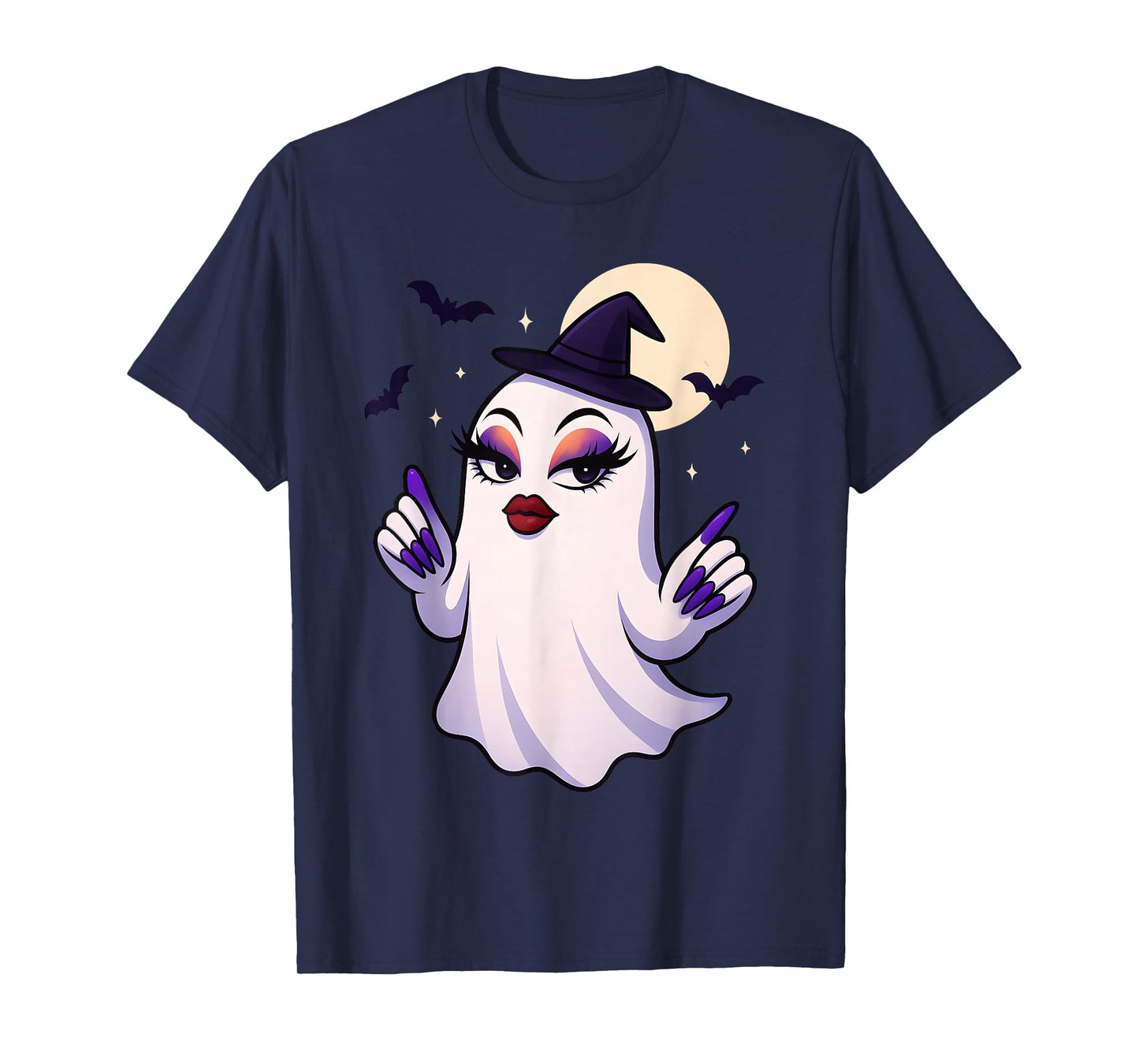 Sassy Ghost Halloween Slay Queen Spooky Attitude Costume T-Shirt