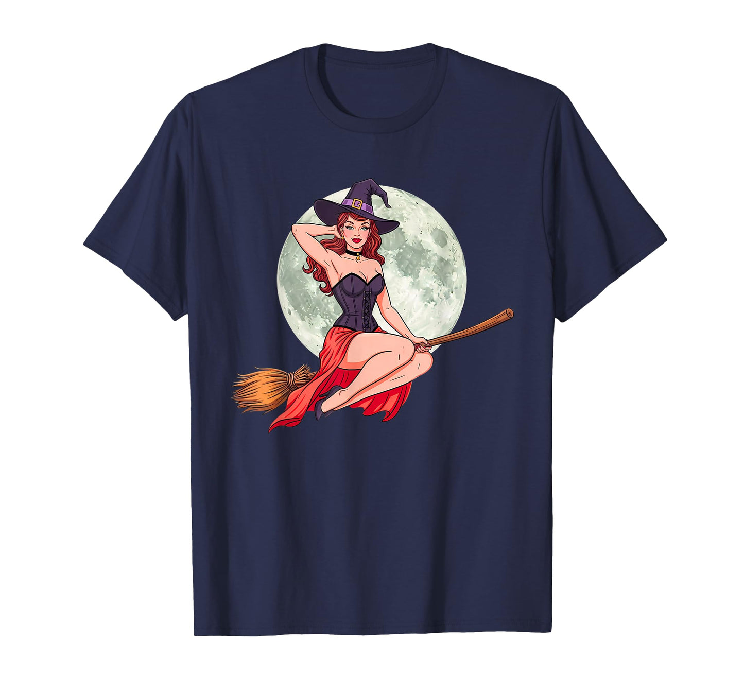 Spooky Halloween Witch Costume Gifts for Girls and Women T-Shirt