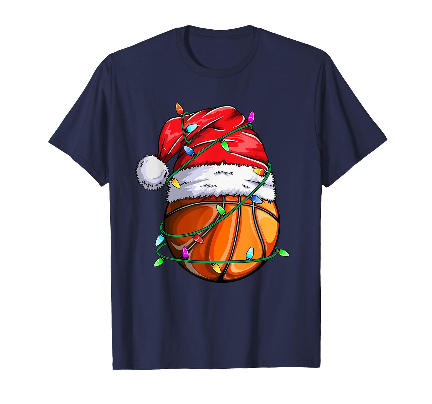 Santa Sports Design- Christmas Hooper Basketball Player T-Shirt