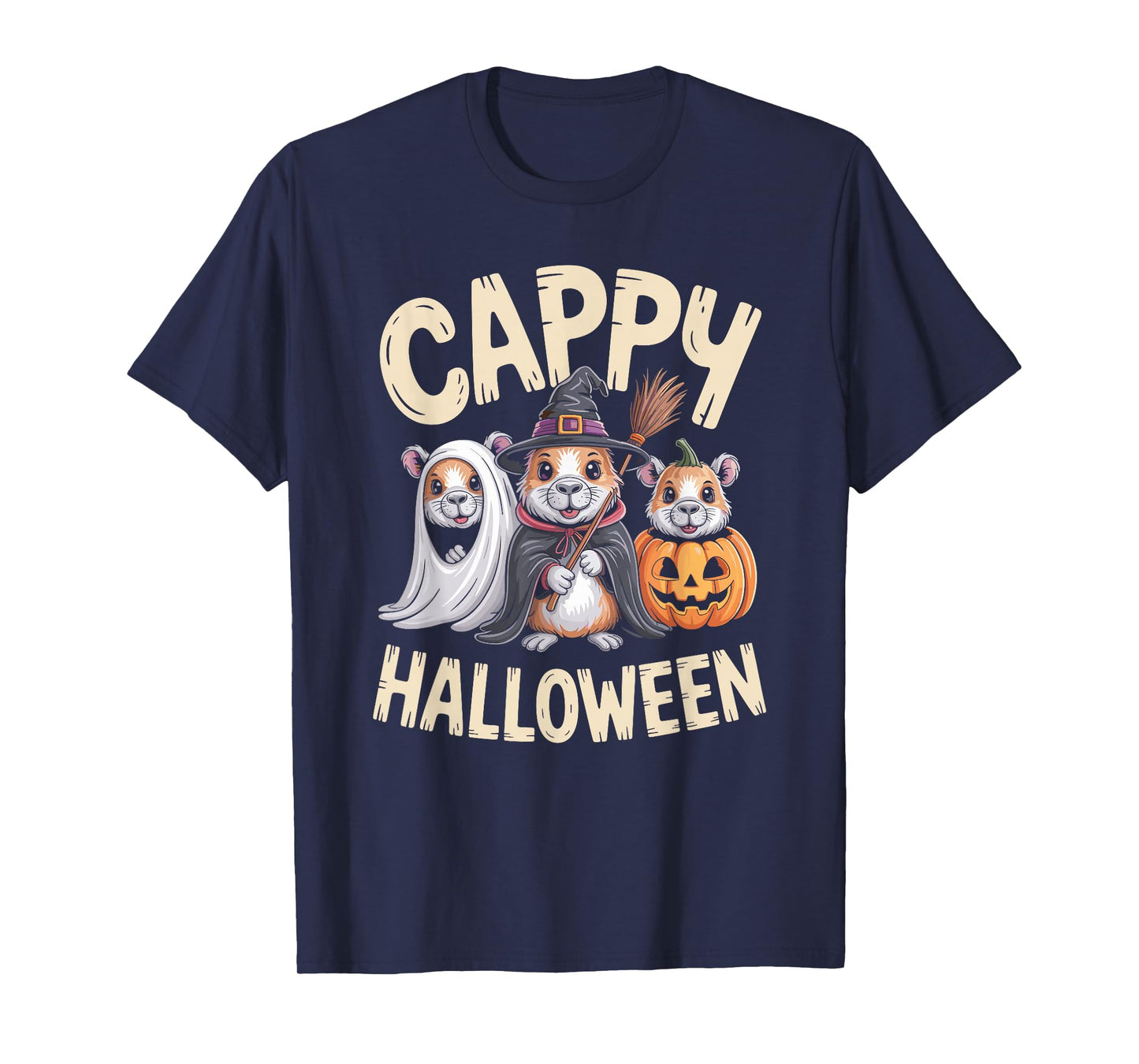 Cappy Halloween Funny Capybara T-Shirt