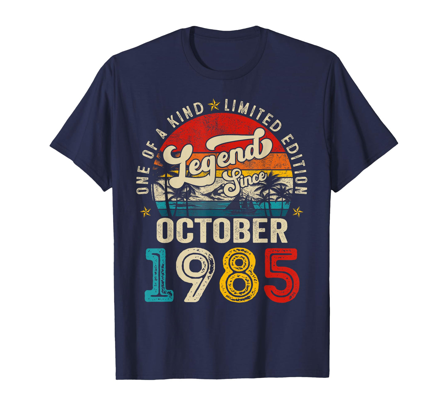 40 Years Old Legend since October 1985 40th Birthday Men Dad T-Shirt