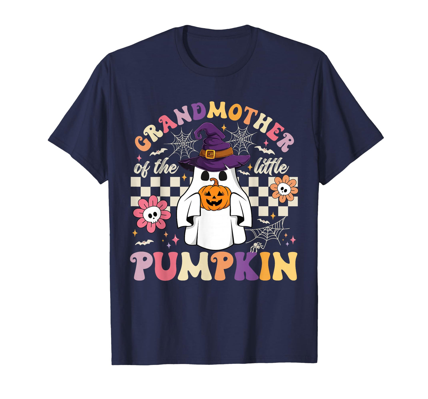 Grandmother of The Little Pumpkin Halloween Spooky Ghost T-Shirt