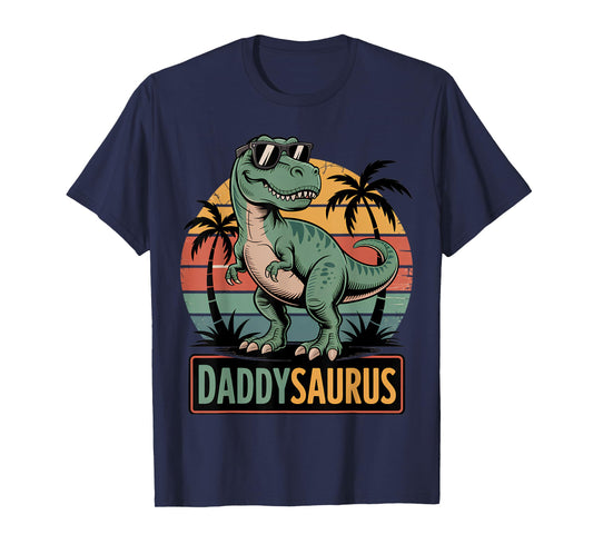 Daddysaurus T Rex Dinosaur Daddy Saurus Family Matching Dad T-Shirt