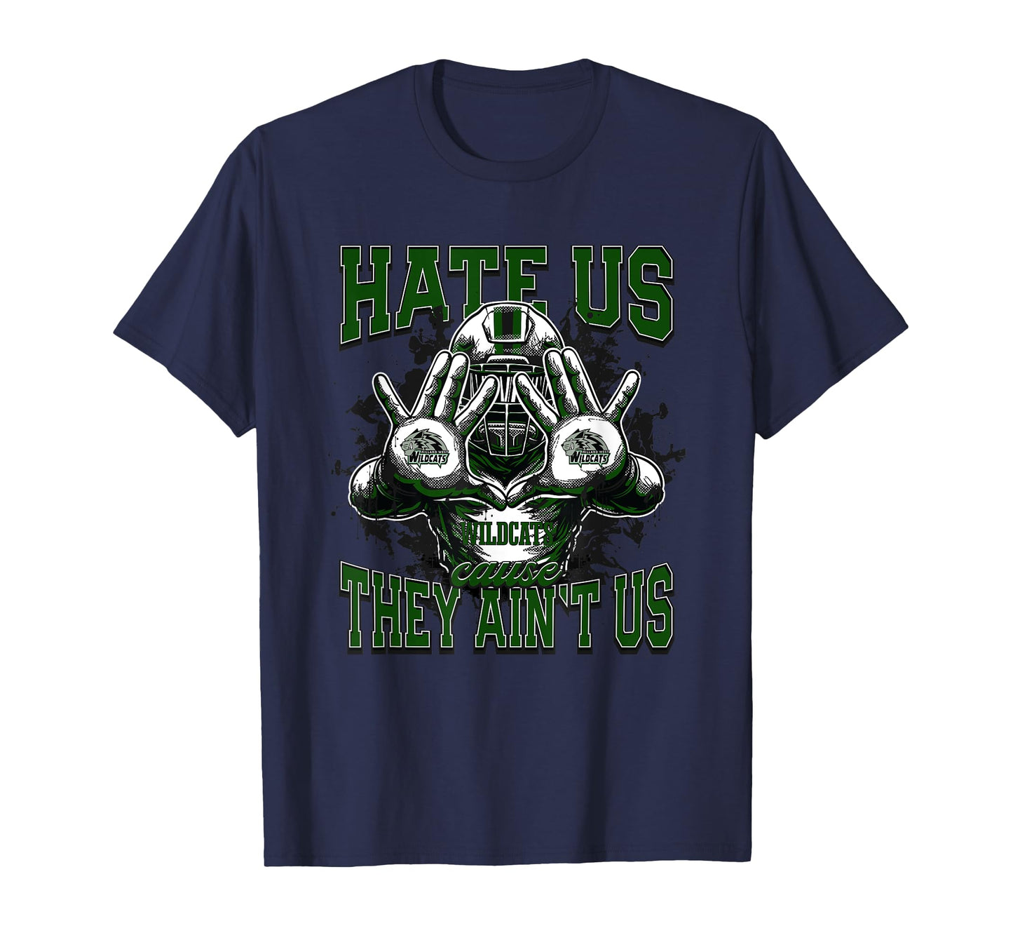 Millard West Wildcats Logo Hate Us Cause They Ain't HS T-Shirt