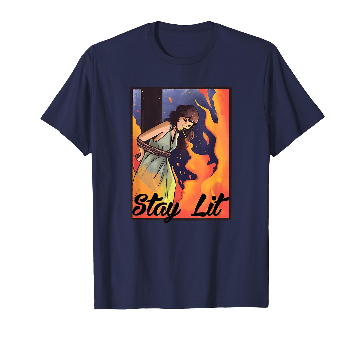 Burning Witch Smoking - Stay Lit T-Shirt