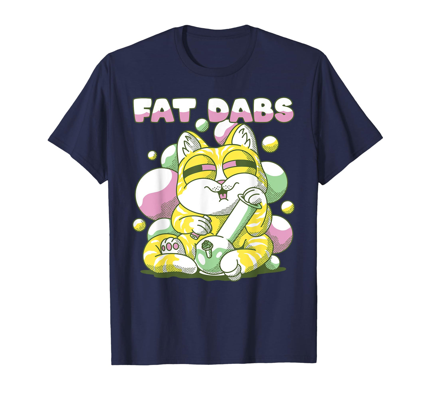 Fat Dabs Cannabis Cat Bong Fat Weight Fitness T-Shirt