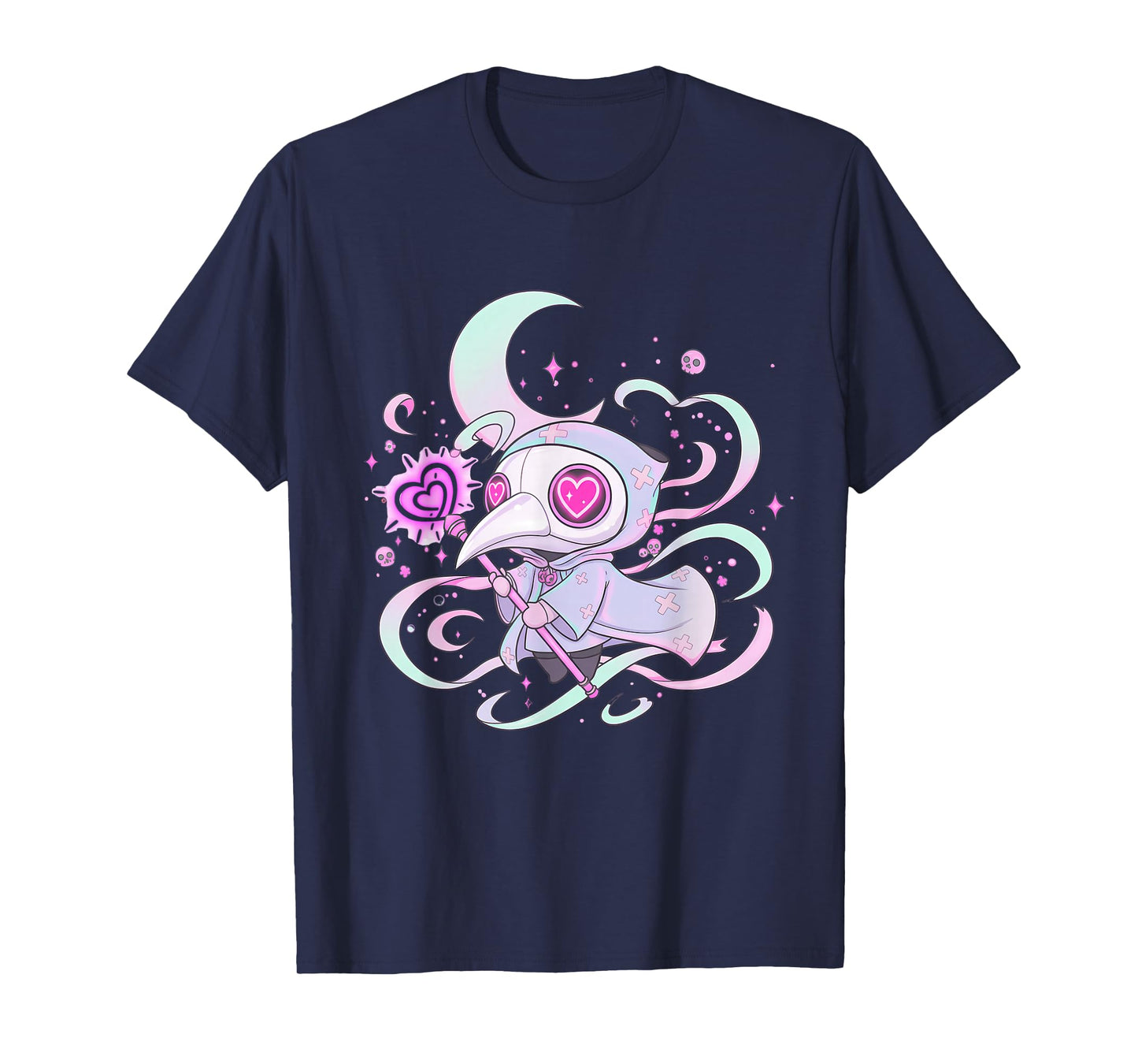 Cute Frog Witch Shirt Kawaii Pastel Goth Chibi Aesthetic Tee T-Shirt