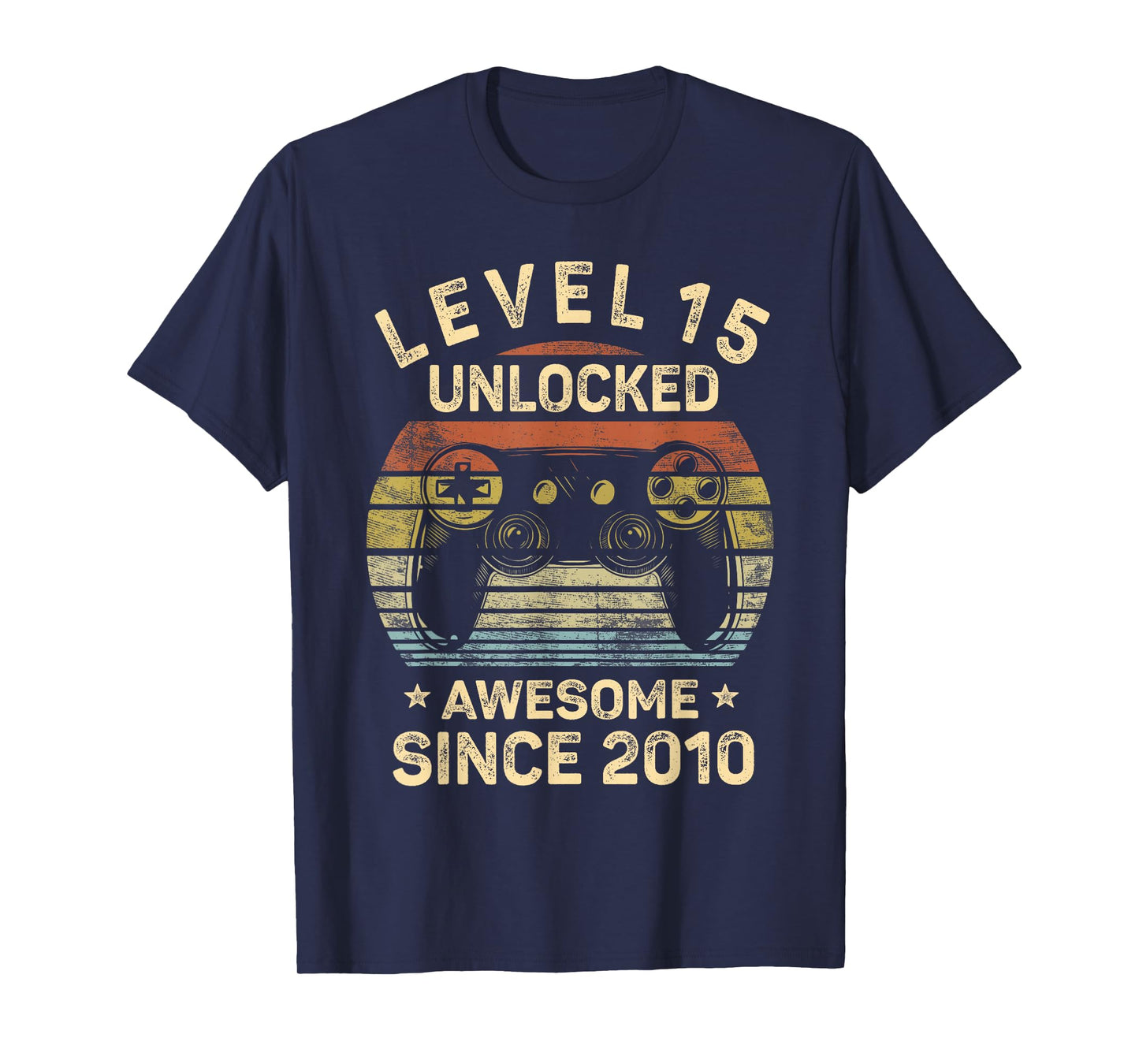Level 15 Unlocked 15th Birthday 15 Year Old Gifts Gamer Bday T-Shirt