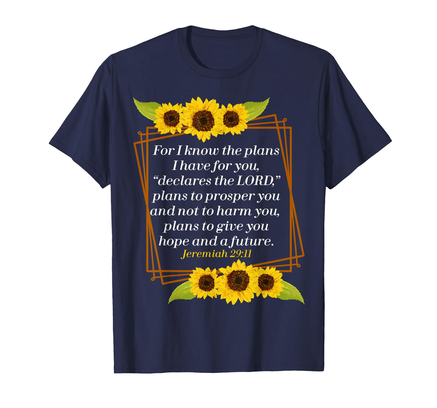 Jeremiah 29:11 Bible Christian for Christian T-Shirt
