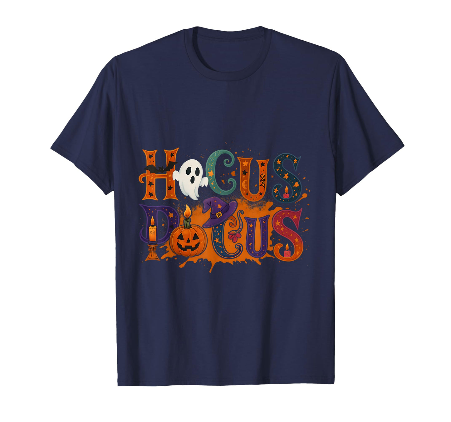 Whimsical Spooky Vibes Cute Fall Magic Aesthetic T-Shirt