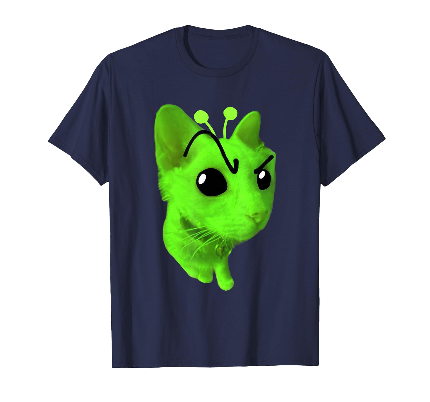 Gnarp Cat Silly Alien Cat Meme Brainrot Funny Meme Gen Z T-Shirt