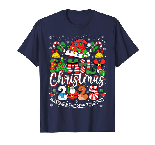 Family Christmas 2025 Matching Outfit Xmas Squad Santa Group T-Shirt