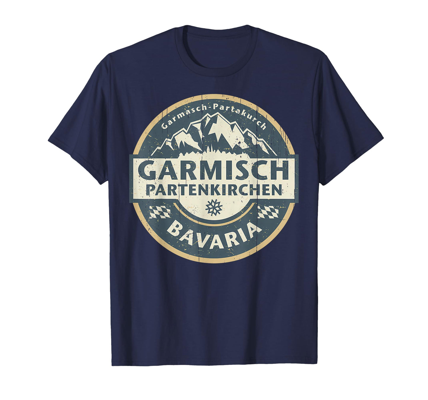 Vintage Garmisch-Partenkirchen, Bavaria, Germany Mountain T-Shirt