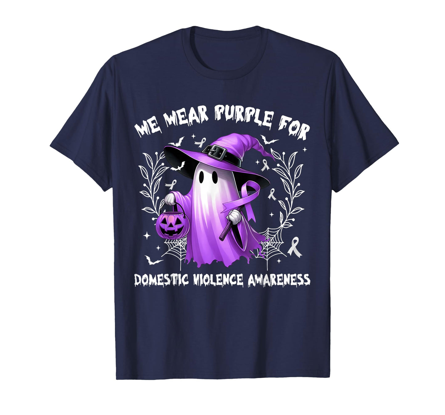 We Wear Purple for Domestic Violence Awareness Costume T-Shirt
