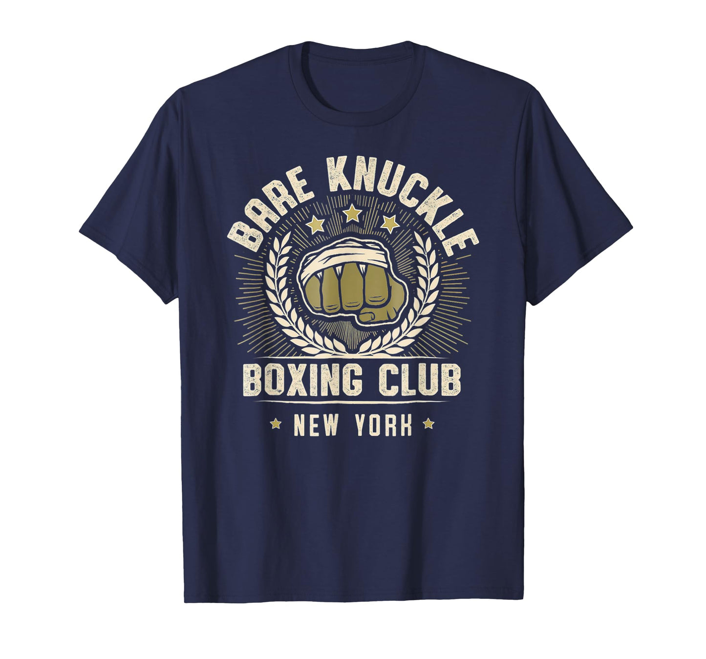 Vintage Bare Knuckle Boxing Club Est 1950 Boxing Hand T-Shirt