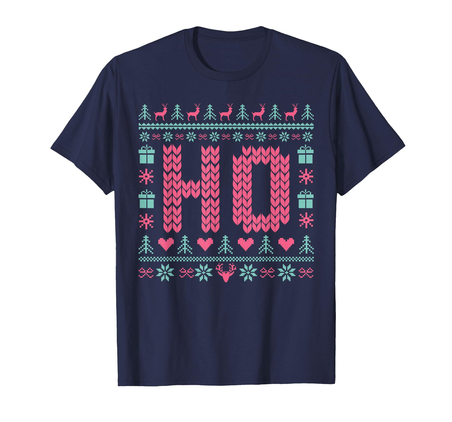 Ho Where's My Ho at? Merry Christmas Couples Matching Ugly T-Shirt