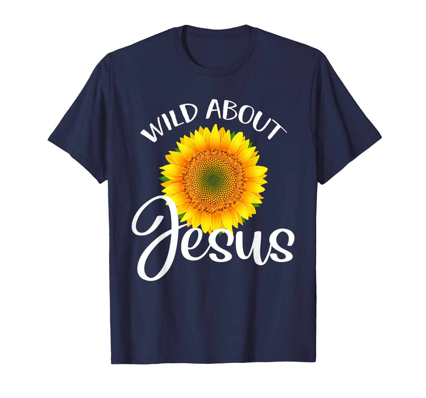 Wild About Jesus Shirt Sunflower VBS Sunday School Teacher T-Shirt for Men Women
