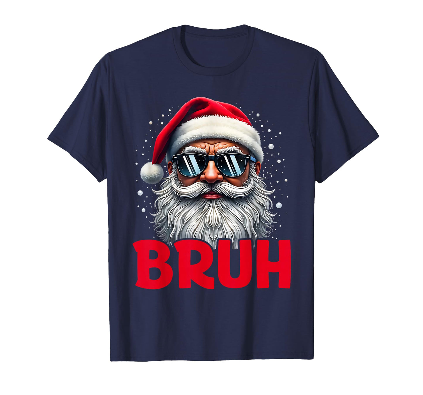 Bruh Meme Funny Saying Bro Greeting Teens Boys Men Christmas T-Shirt