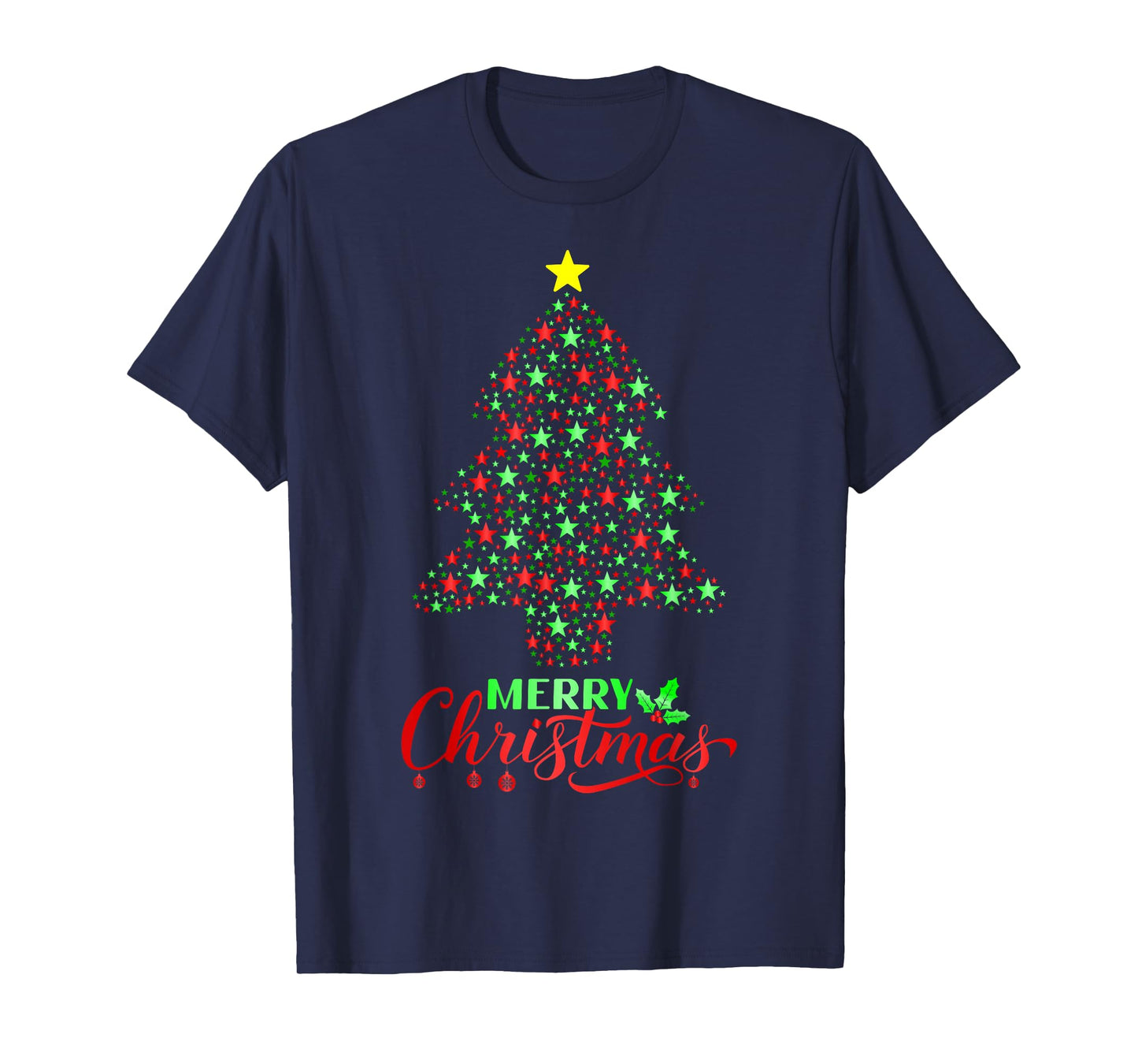 Merry Christmas Tree Matching Family Santa Holiday Xmas T-Shirt
