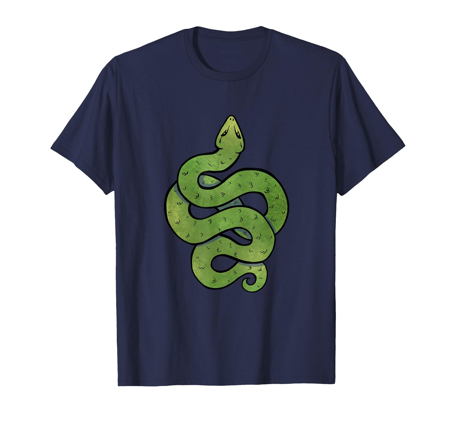 Green Snake Art Snake Symbol T-Shirt