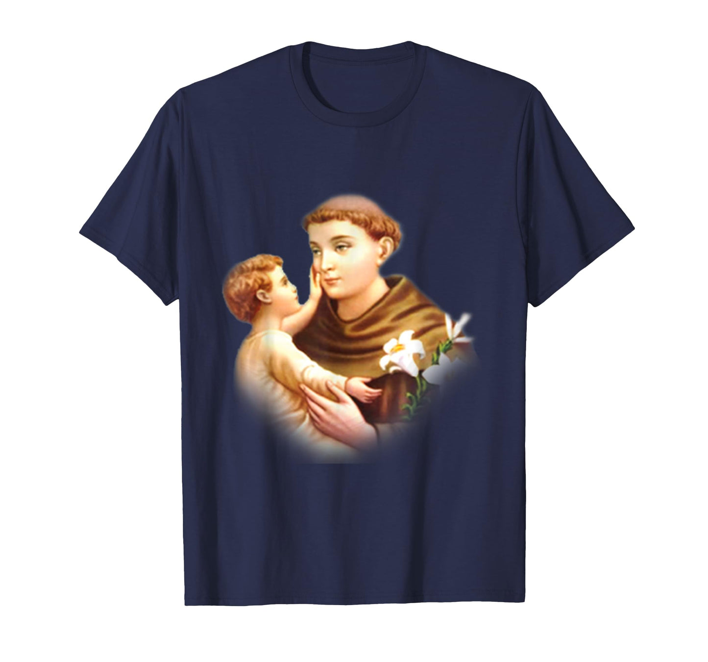 St Anthony of Padua Vintage Catholic Saint Infant Jesus T-Shirt