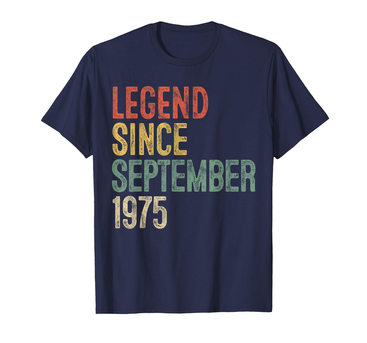 Legend 1975 50th Birthday Gifts for Men Women 50 Year Old T-Shirt