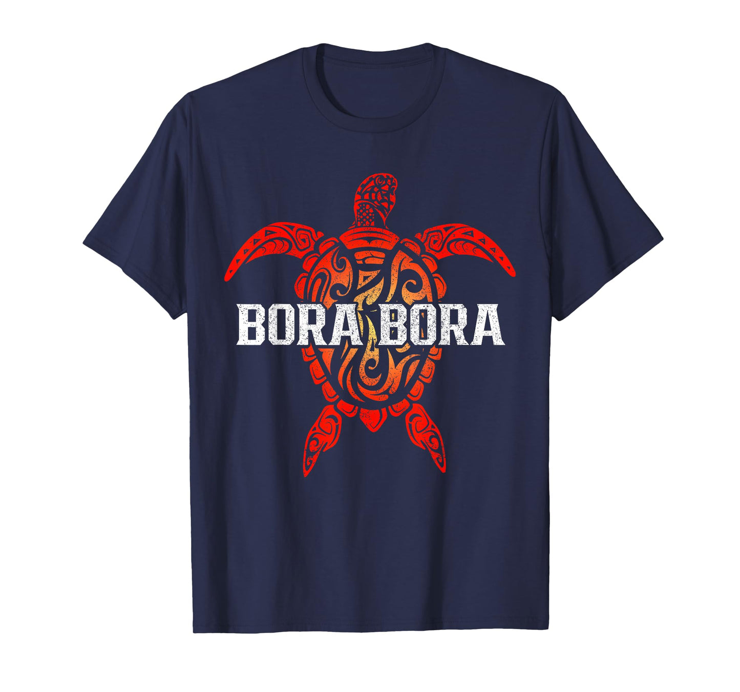 Bora Bora Tahiti French Polynesia Tribal Sea Turtle Souvenir T-Shirt