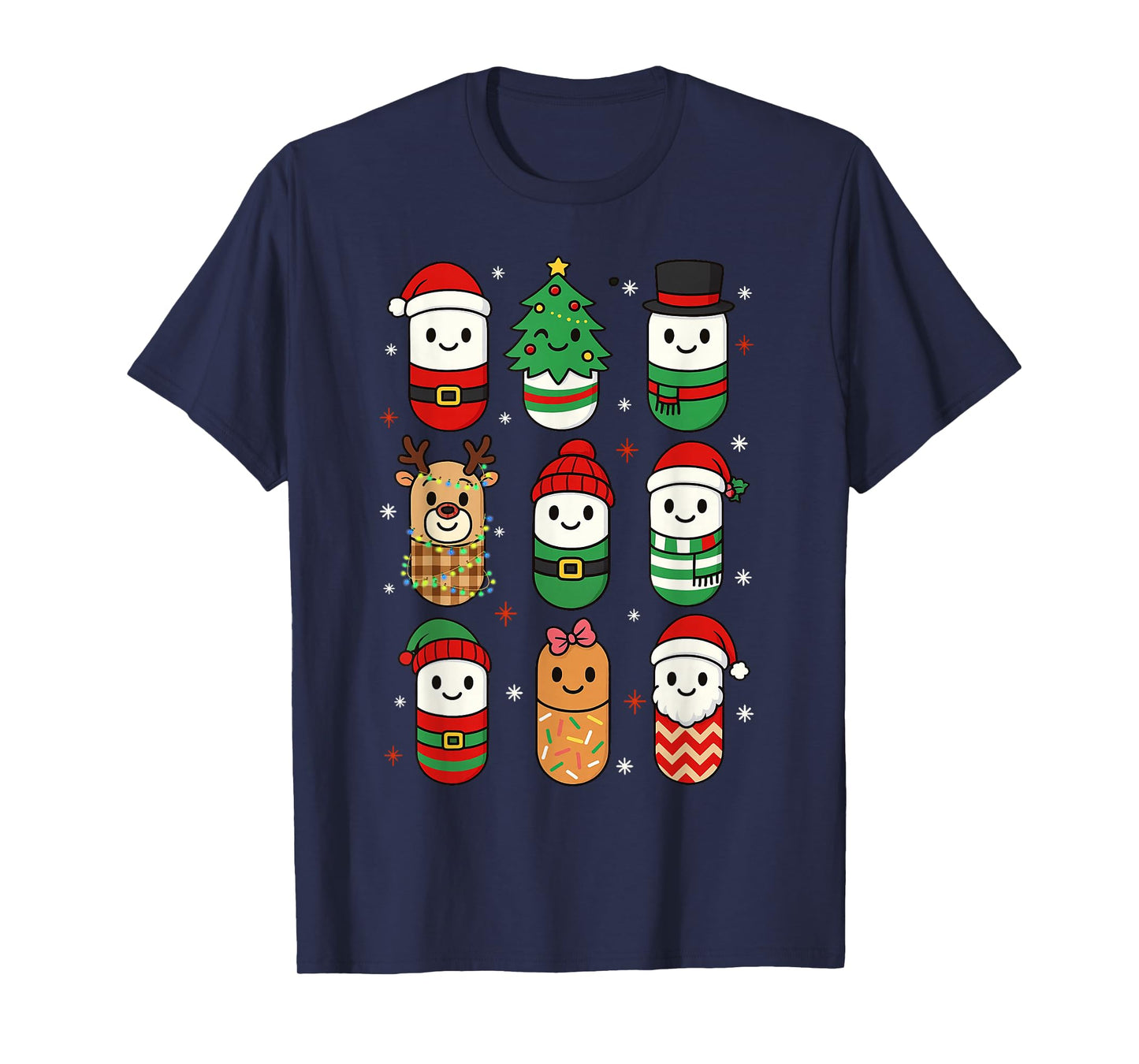 Pharmacy Christmas Xmas Vibes Pharmacist Pharm Tech T-Shirt