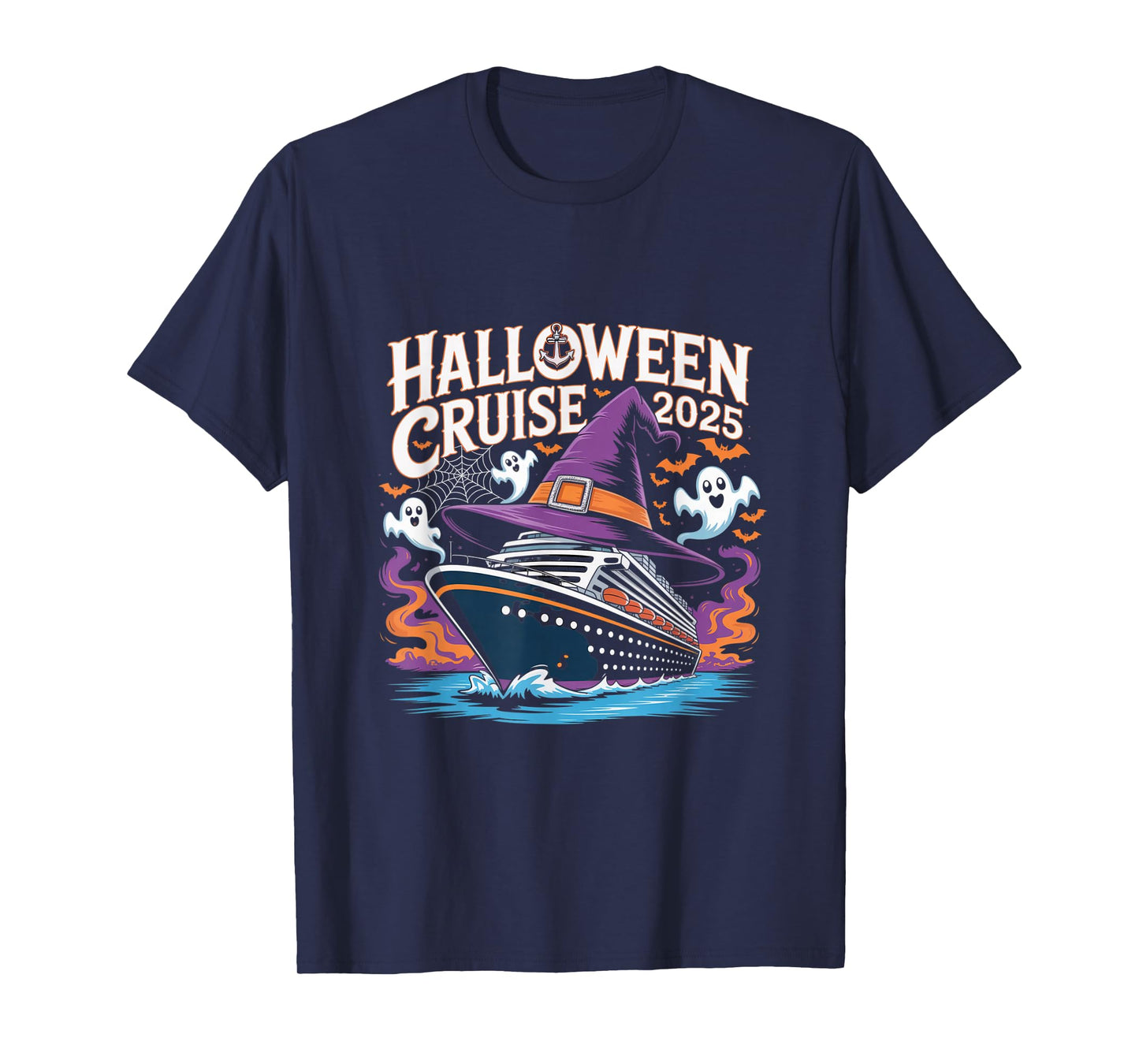 Halloween Cruise 2025 – Spooky Haunted Ship Vacation T-Shirt