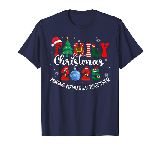 Family Christmas 2025 Matching Outfit Xmas Squad Santa Xmas T-Shirt