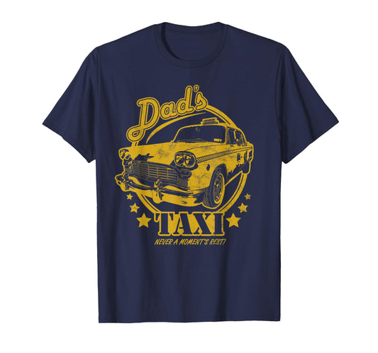 Dad's Taxi - Funny Yellow Taxi Cab T-Shirt