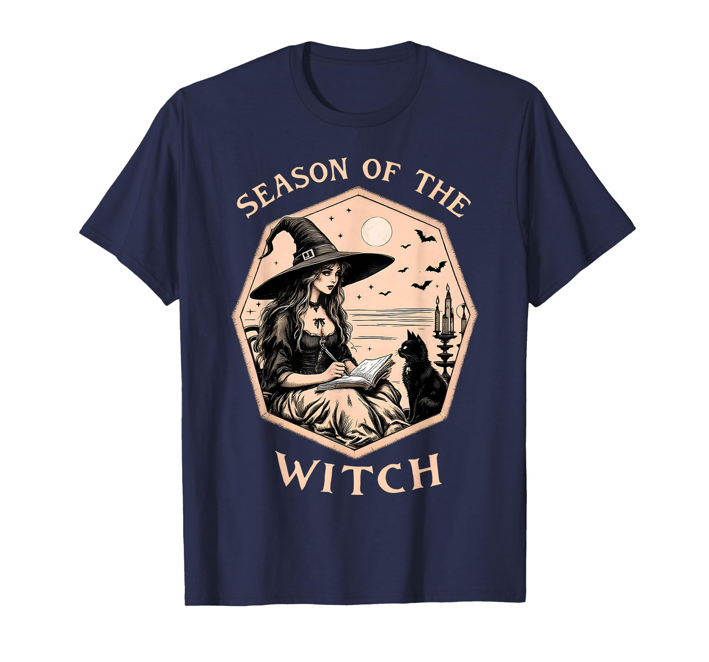 Season of The Witch Halloween Gothic Vintage Party Costume T-Shirt