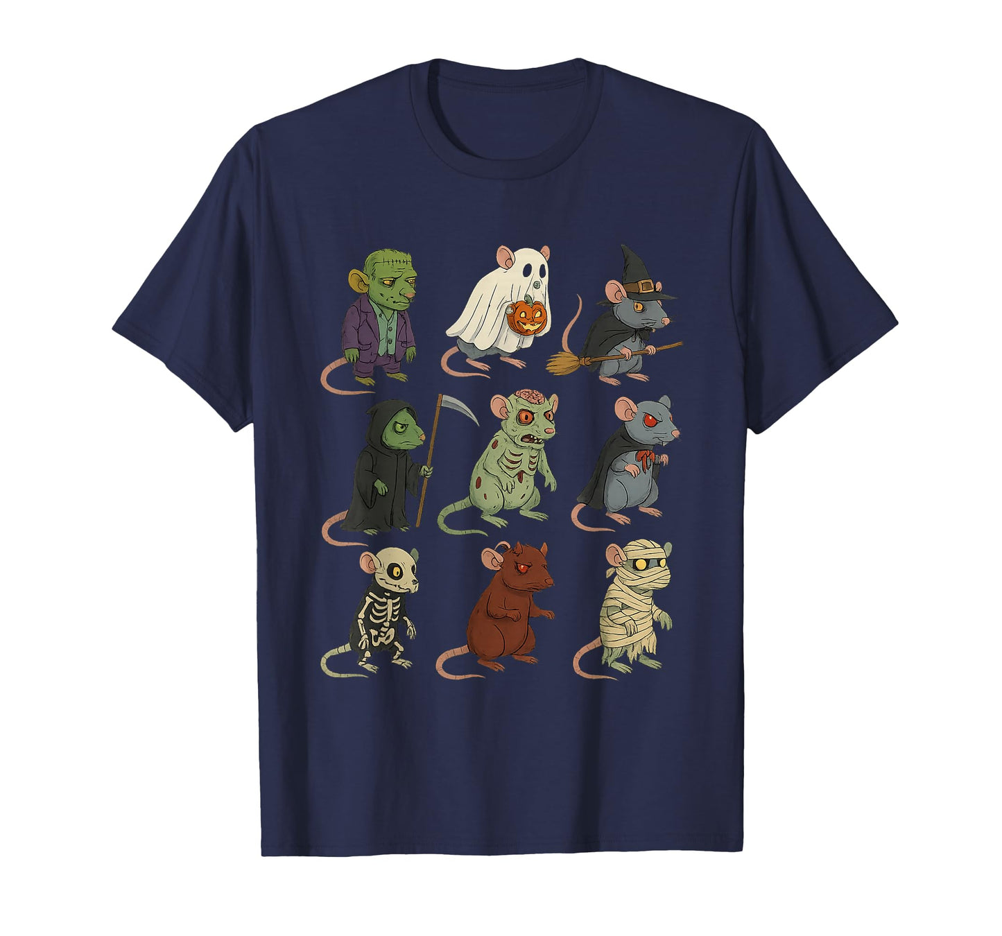 Rat Spooky Witch Boo Zombie Halloween Boys & Girls T-Shirt