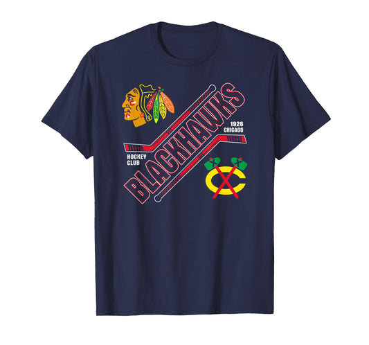 Chicago Blackhawks Force Black Officially Licensed T-Shirt