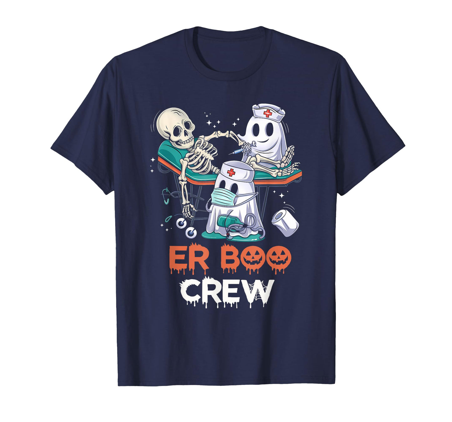 ER nurse shirt halloween ER boo crew Emergency Department T-Shirt