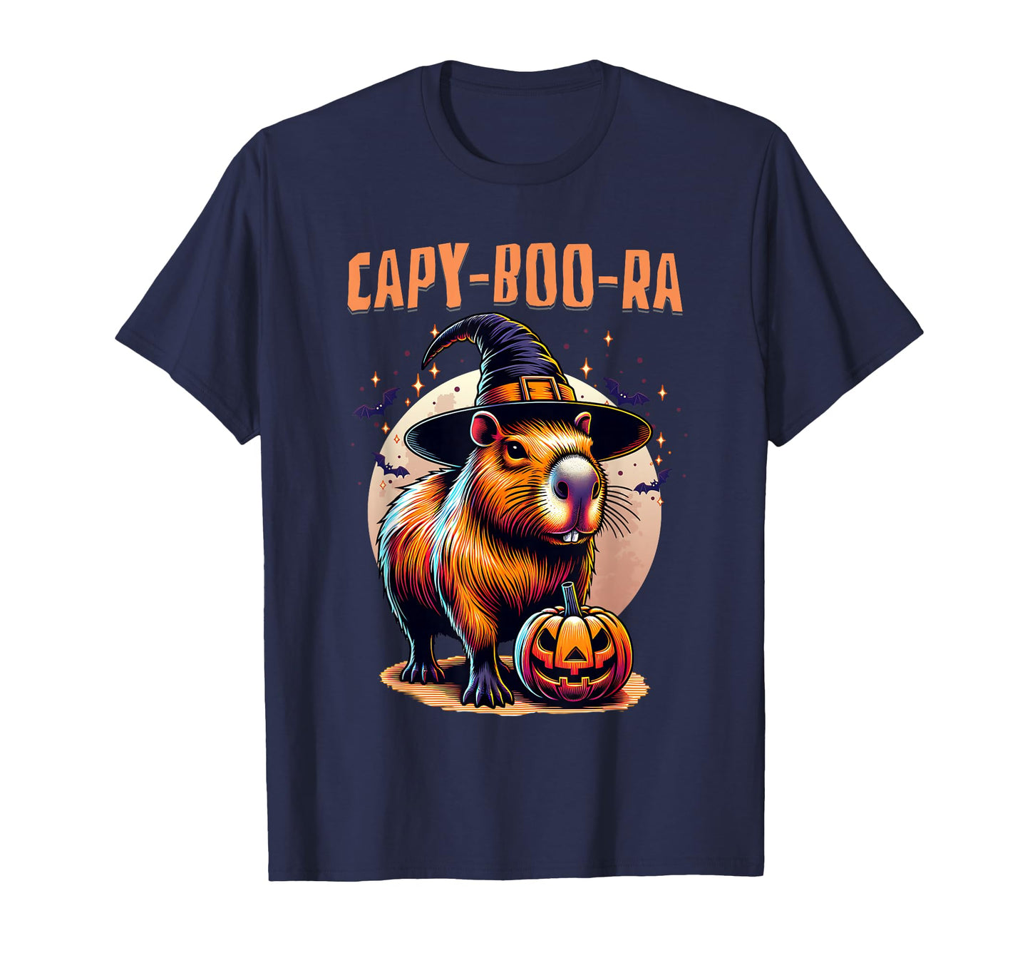 Capy-Boo-Ra Capybara Witch Halloween T-Shirt