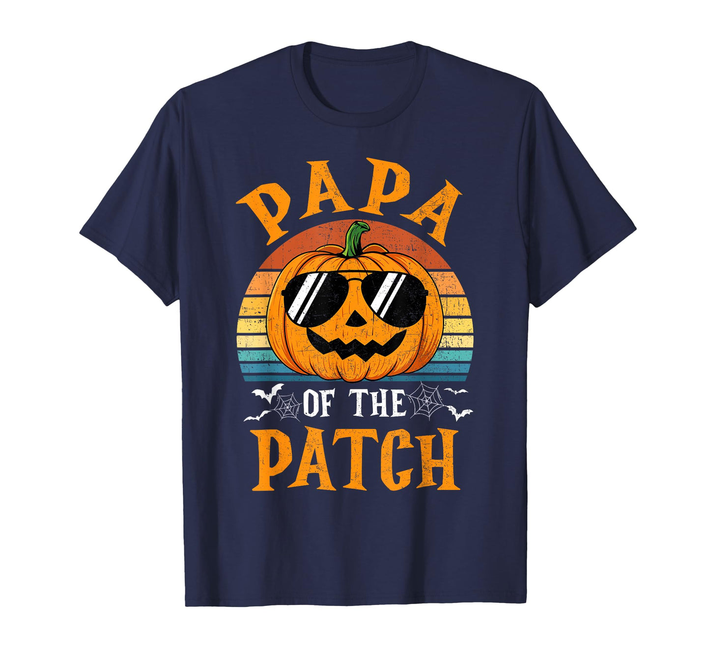 Pumpkin Papa Of The Patch Halloween Costume Family T-Shirt