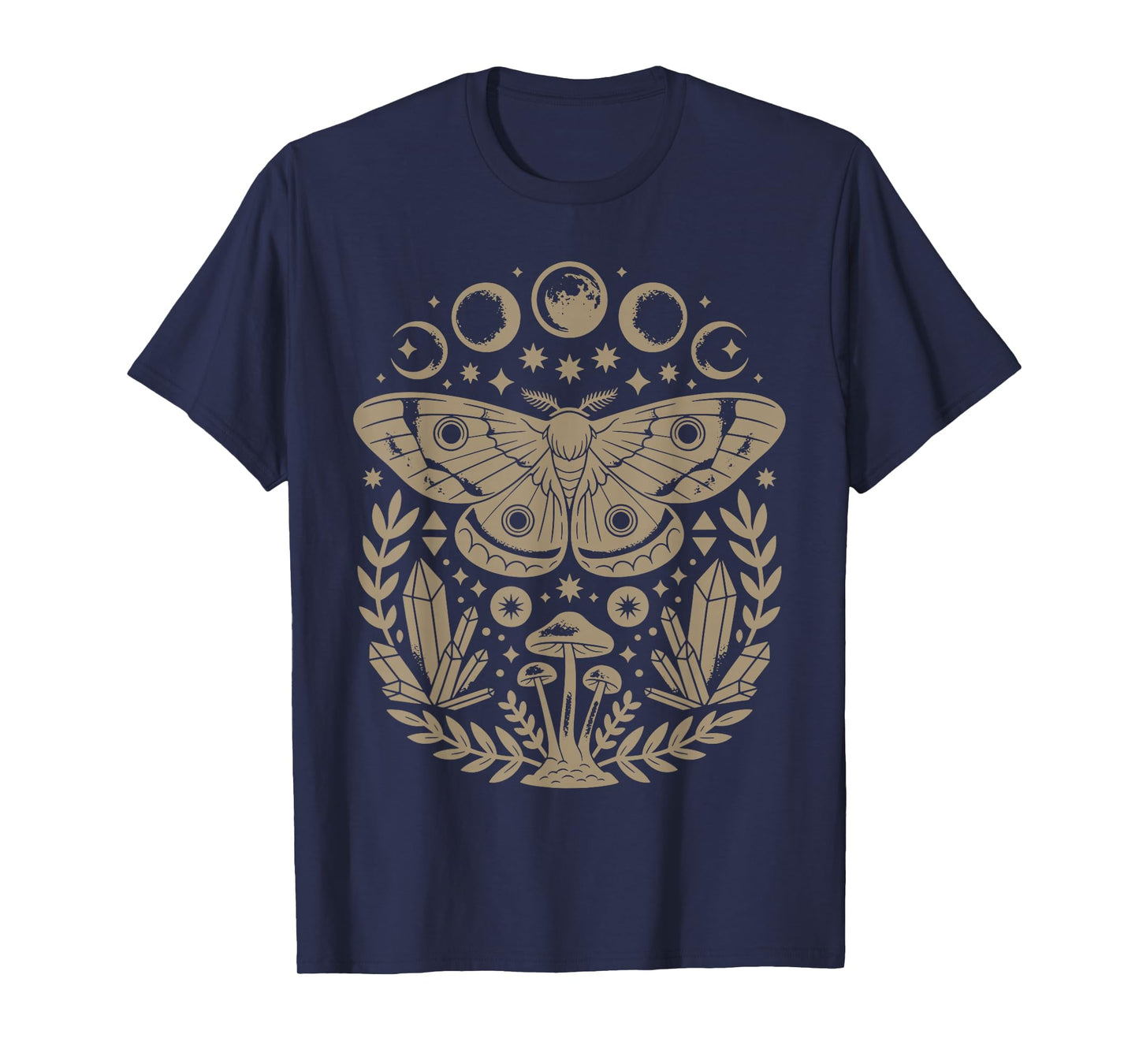 Cute Fairycore Moth Grunge Aesthetic Floral for Girls Women T-Shirt