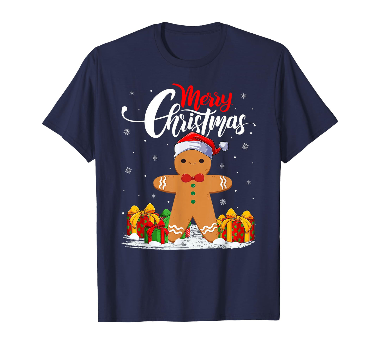 Merry Christmas Gingerbread Cookie Baking Team Xmas T-Shirt