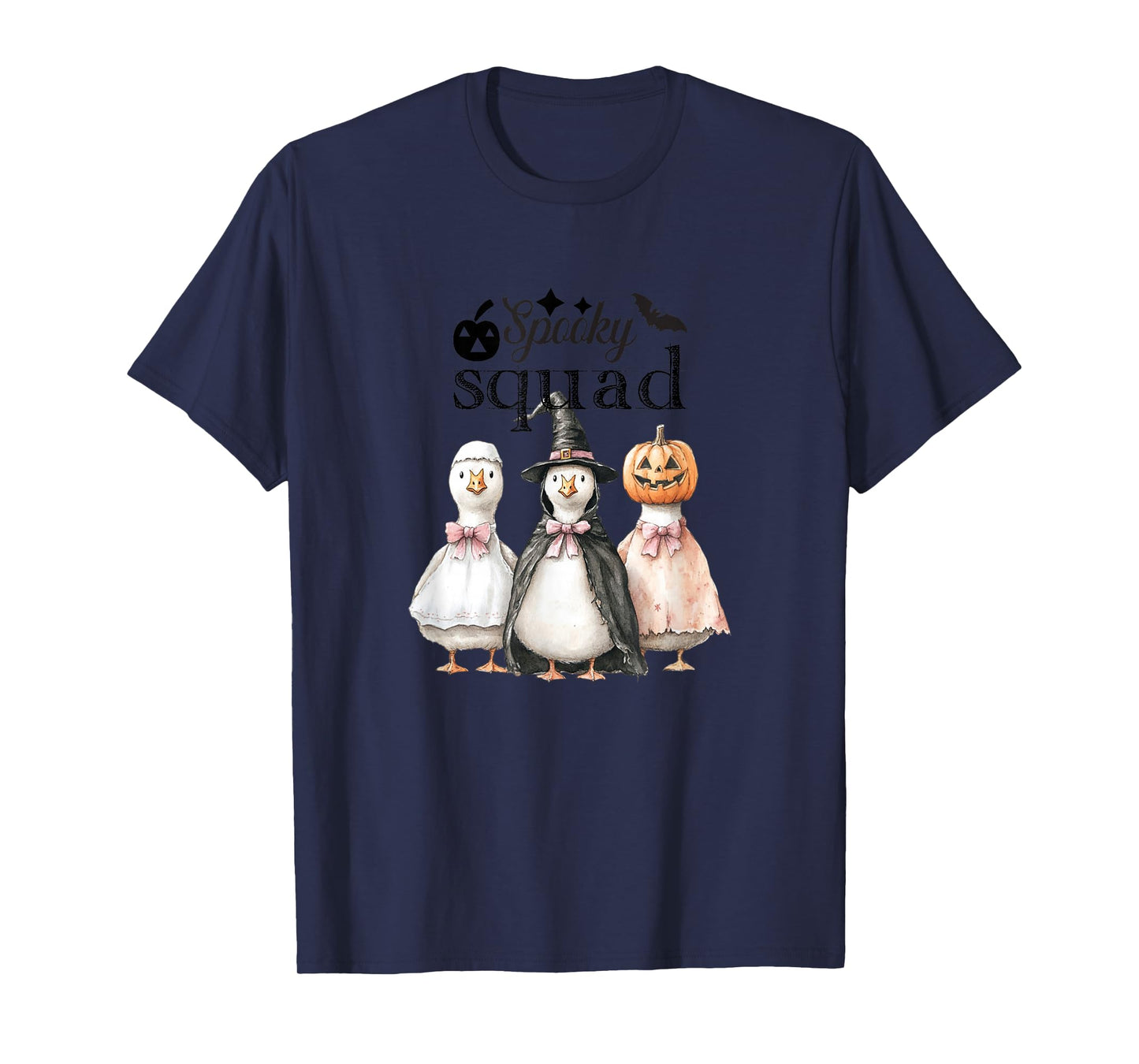 Funny Halloween Duck, Witch, Pumpkin, Ghost Cute Pet Costume T-Shirt