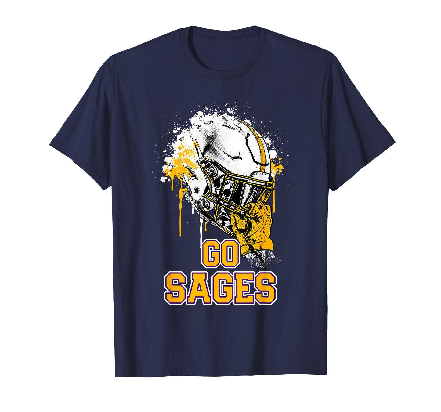 Monticello Sages Rising Helmet GO! T-Shirt
