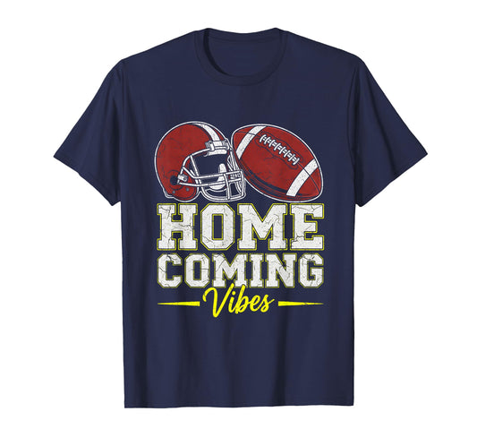 Homecoming Vibes for Teens Football Game Outfits Day School T-Shirt