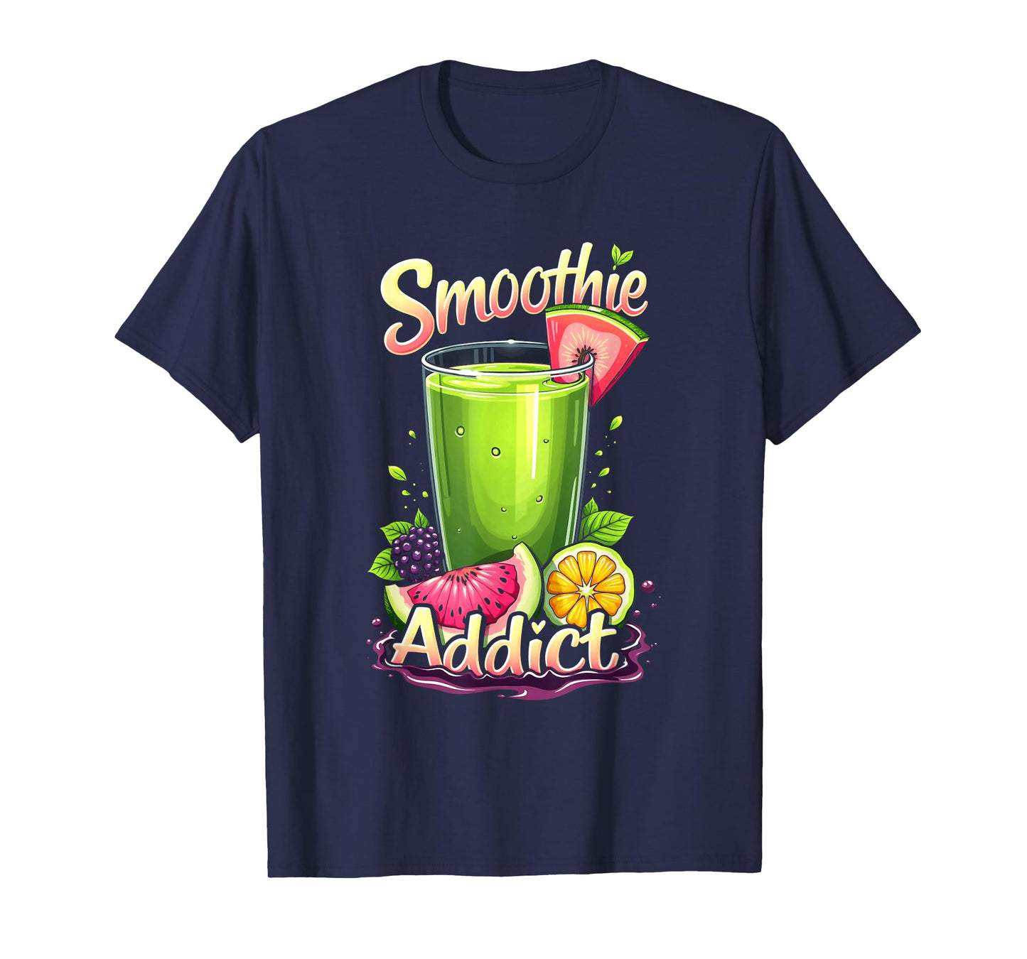 Smoothie Addict Health Drink Vegan Life T-Shirt