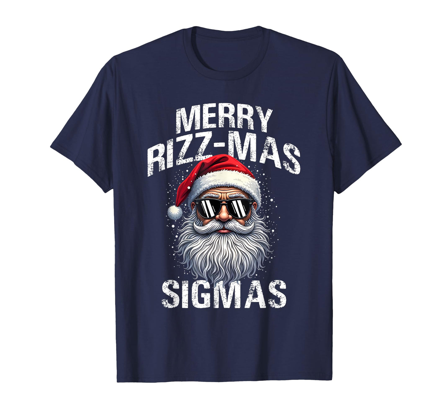 Merry Rizzmas Sigmas - Gen Alpha Funny Christmas Santa Claus T-Shirt