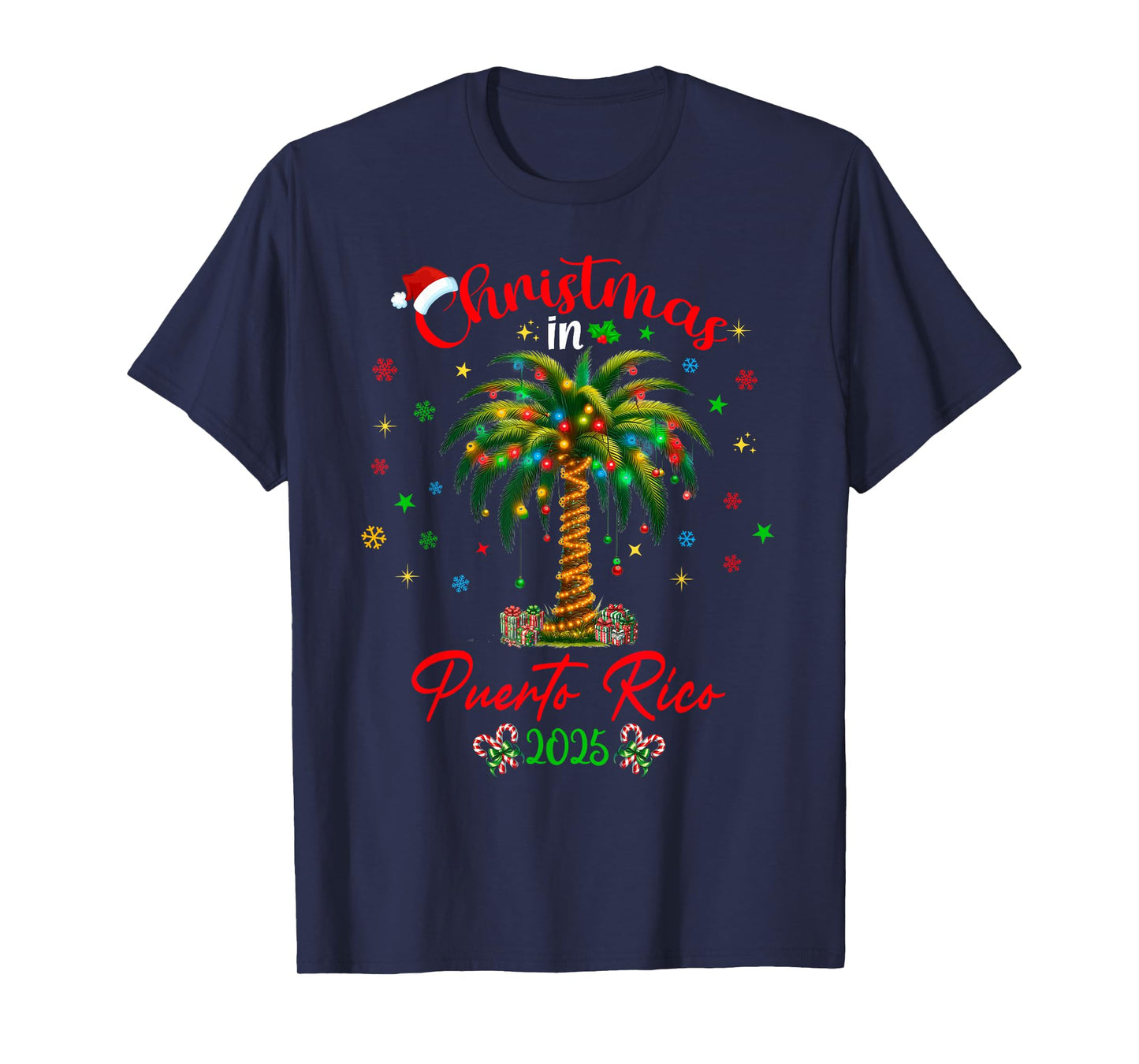 Puerto Rico Christmas Trip Family Reunion Tropical T-Shirt