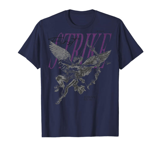 Hip Hop Vintage Edgy Urban Y2K Back Print Streetwear Angel T-Shirt