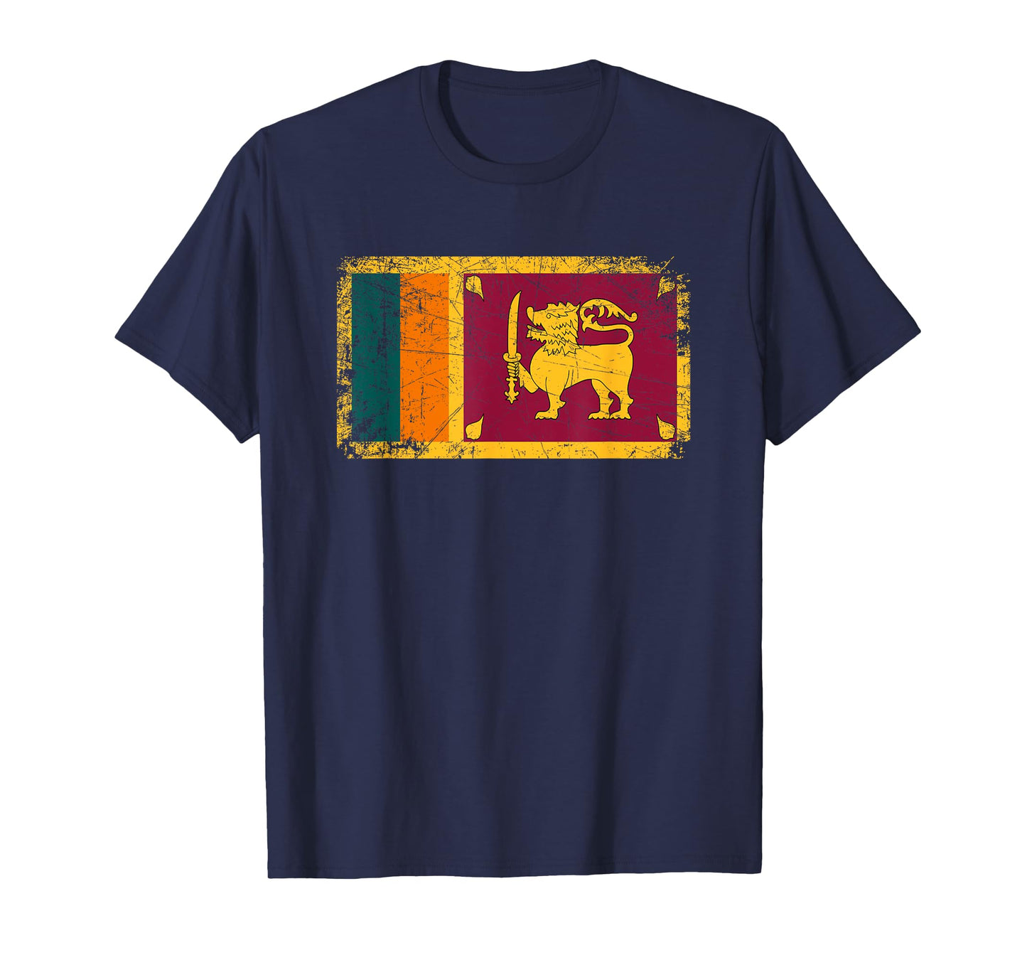 Vintage Made In SRI LANKA SRI LANKAN Flag Gift T-Shirt