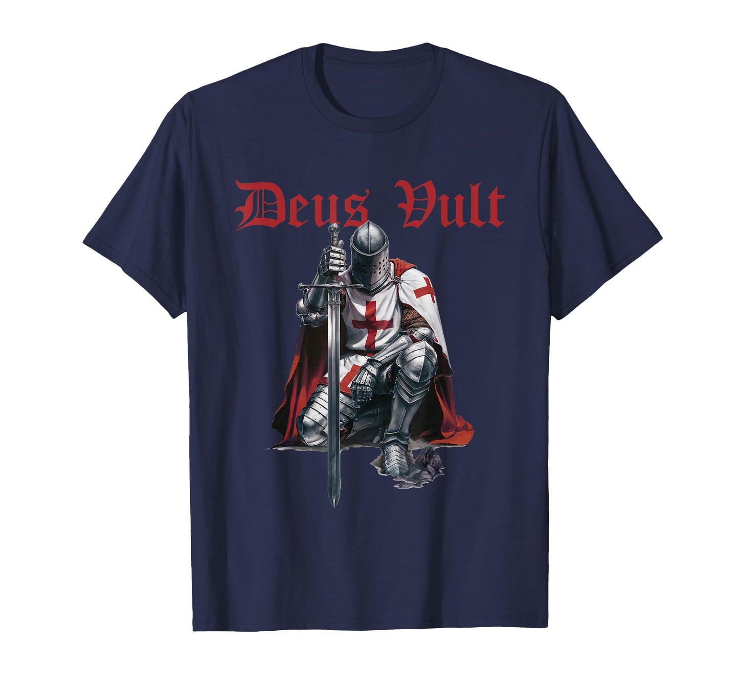 Deus Vult Knights Templar Crusades T-Shirt